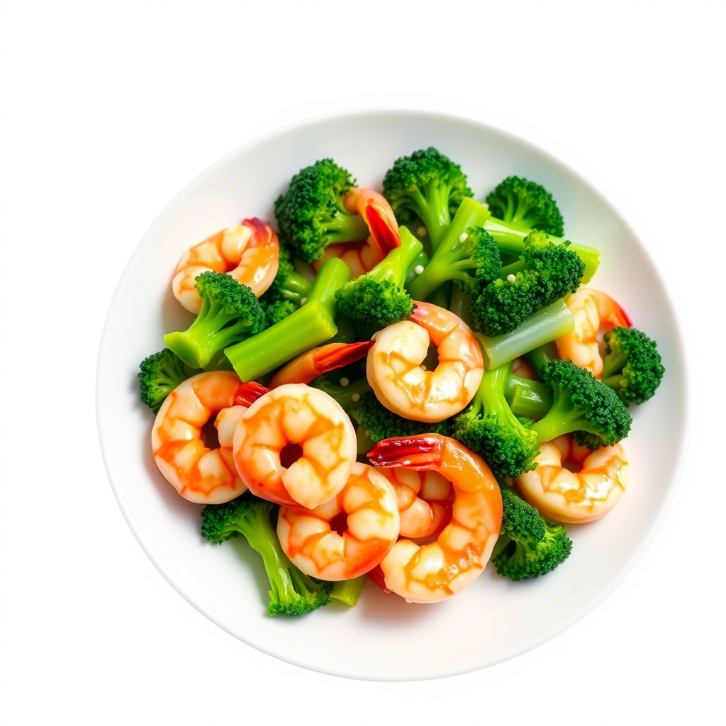 西兰花炒虾仁